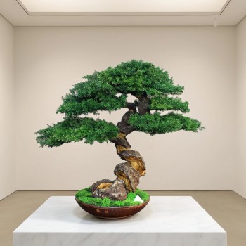 Juniper preserved bonsai tree 40 cm handmade decor
