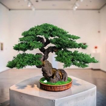 Juniper preserved bonsai tree 49 cm handmade